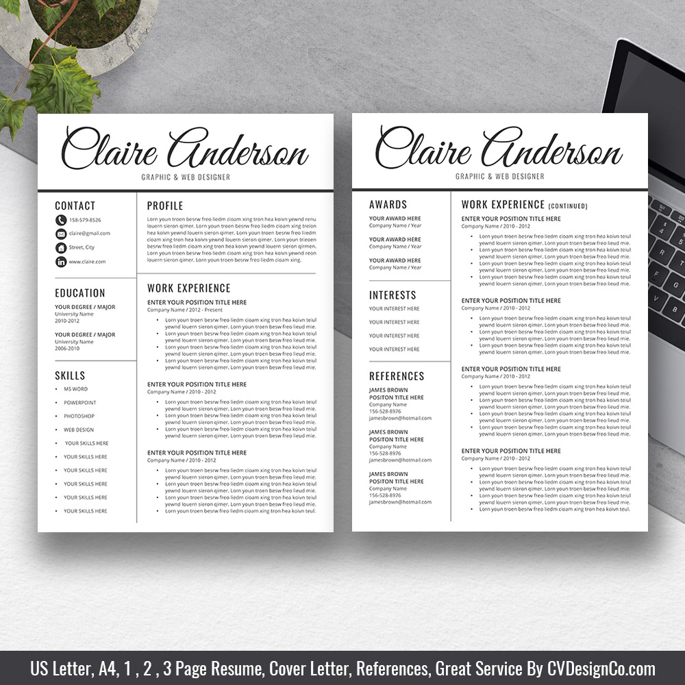 free mac pages resume templates download
